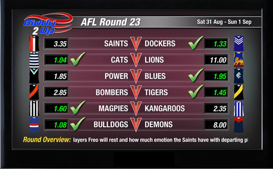 Giddy-Up TV - Sports - AFL Round